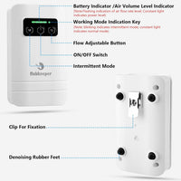 fishkeeper Battery Powered Aquarium Air Pump - S(2W-2200mAh Up to 60 Gal) - image 2