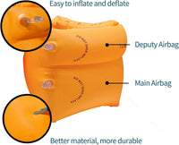 Ztikug inflatable arm floaties, 2 pack of PVC swim arm bands with inflater - view 15