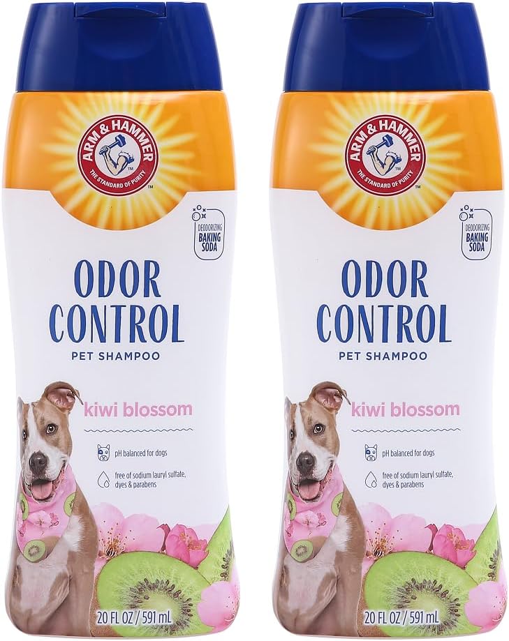 Arm & Hammer Deodorizing Dog Shampoo - Kiwi Blossom / 20 Fl Oz (Pack of 2)