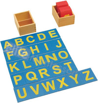 Elite Montessori Lower and Capital Case Sandpaper Letters with Boxes – Fun for Kids & Family - image 2