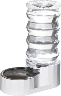 Sfozstra Automatic Pet Waterer,8L Gravity Stainless Steel Water Dispenser,100% BPA-Free, Large Capacity Water Feeder for Cats and Small and Medium-Sized Dogs