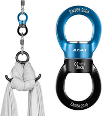 Black Swing Swivel, 30 KN Safest Rotational Device Hanging Accessory – Fun for Kids & Family - 35 KN / Blue - image 4