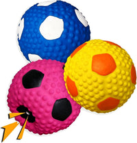 Soft Squeaky Dog Balls for Medium Dogs and Small Breeds