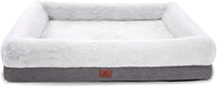 Orthopedic Dog Bed for Large Dogs - 36"L x 23"W x 6.2"Th / Gray