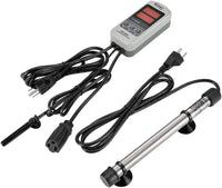 hygger 500W Titanium Aquarium Heater for Salt Water and Fresh Water - 200W (20-45 gallon)