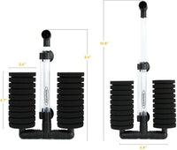 Aquarium Bio Sponge Filter 2 PCS for Fry Betta Shrimp Fish Tank Up - image 2