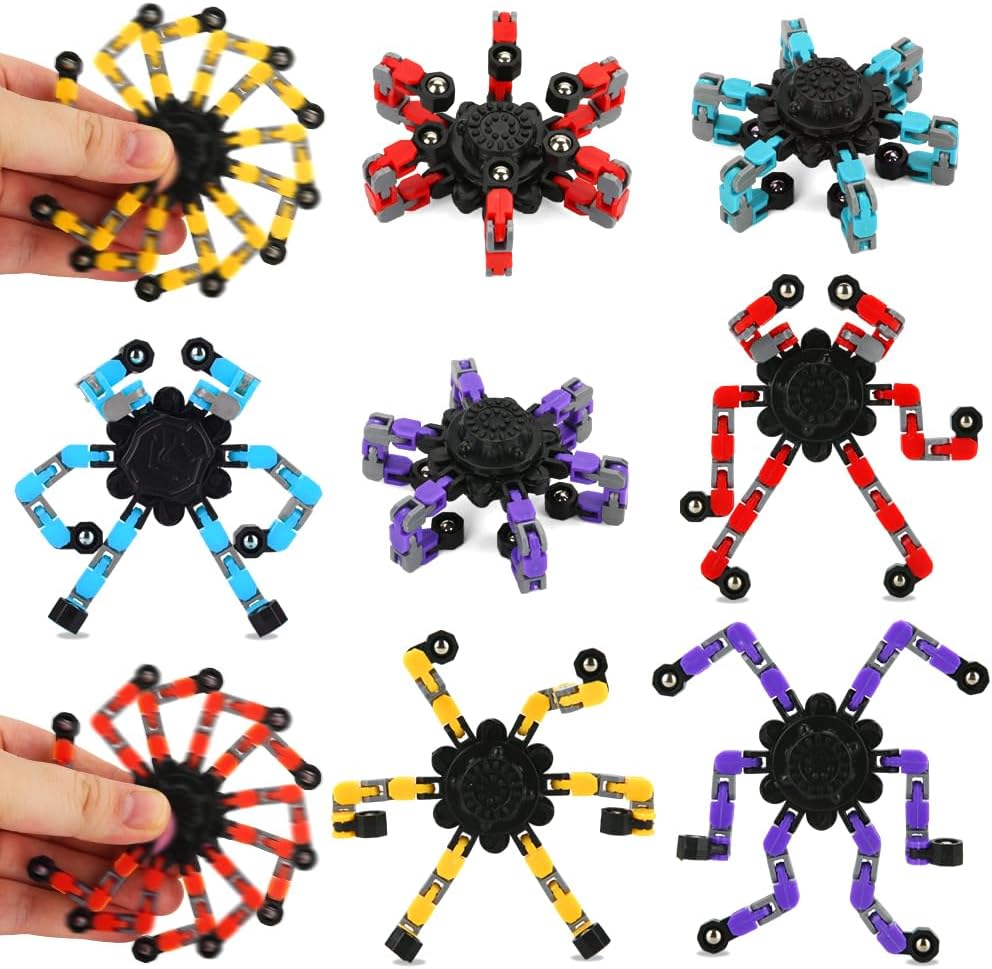 16Pack Transformable Fidget Spinner Toys Set - 8