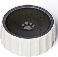 9.1" X 3.5" Dog Water Bowl No Spill 70oz/2L Large Capacity Dispenser - Black