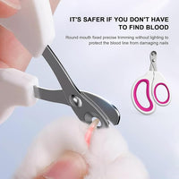Cat Specific Nail Clipper, Avoiding Excessive Cutting, Suitable for Beginners. It Can Also be Used for Small Animals Such as Birds, Hamsters, Rabbits, Hedgehogs, Ferrets, Guinea Pigs, Etc.
