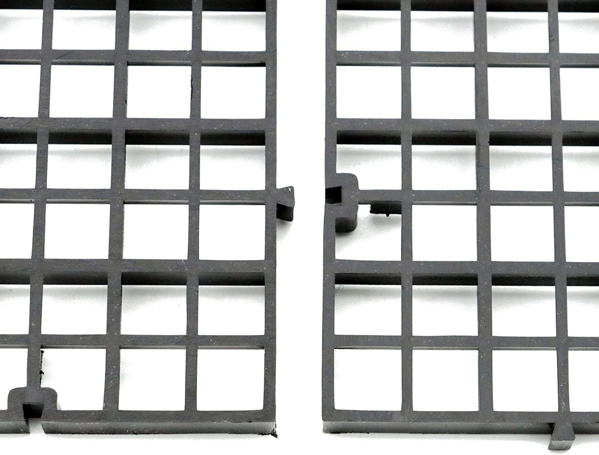 12 Pcs Aquarium Fish Tank Divider Plastic Egg Crate, L – Essentials for Fish - S 12pcs Black - image 3