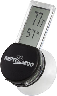 REPTI ZOO Reptile Terrarium Thermometer Hygrometer Digital LCD