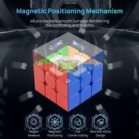 3x3 Speed Cube Stickerless with Stand & Tutorial Toy Gift for Boys - Magnetic Speed Cube - image 2