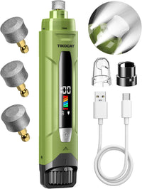 Whisper-Quiet Dog Nail Grinder 50%More Power for Sensitive Dogs - Green