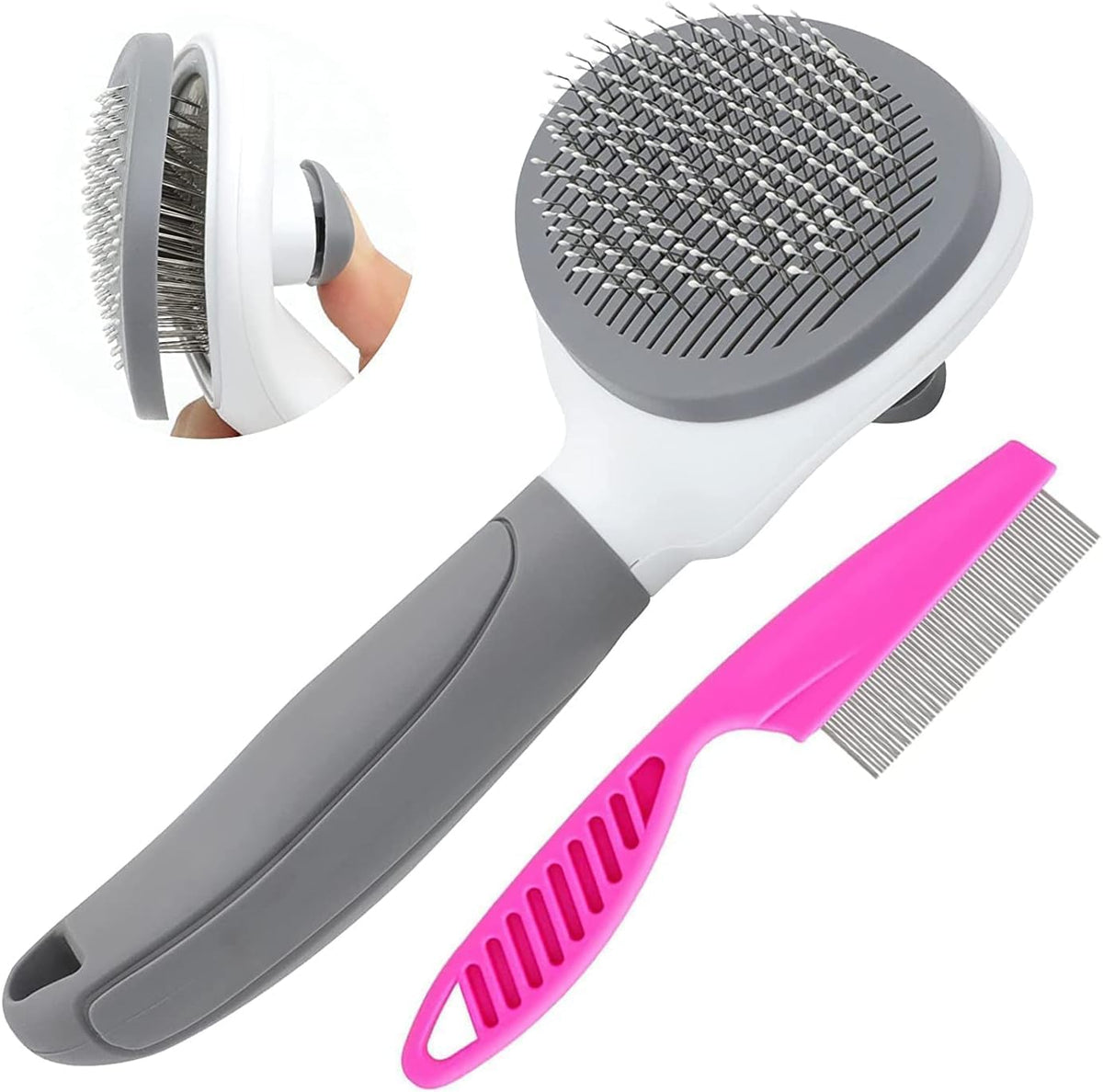 Cat Brushes for Indoor Cats - Dark Grey