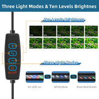 DaToo LED Aquarium Light Full Spectrum Fish Tank Light with Dimmer - 20~24 Inch - image 4