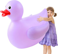 Hungdao 1 Pack 4 Feet Giant Inflatable Duck Pool Float - Purple / 1