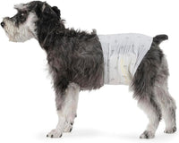 Amazon Basics Male Dog Diapers, 30 Count, Medium, Ultra Absorbent Disposable Wrap with Secure Fit, Leakproof and Comfortable