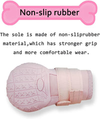 XSY&G Dog Shoes for Hot Pavement - Size 6 / Pink - image 4