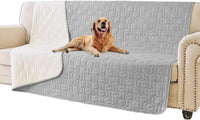 Tcksstex Waterproof Blanket Couch Cover for Dogs Pet Bed Protector – Essentials for Dogs - Light Grey / 52x82Inch (Pack of 1)