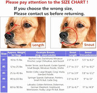 Basket Dog Muzzles-Soft Adjustable Breathable Mask Anti Biting Chewing Barking Training Dog Muzzle for Small Medium Large Dogs (Black, 5: Snout 11-14.9")