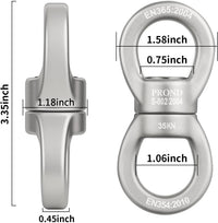 PROND 35kN aluminum swing swivel spinner with sealed ball bearings - view 15