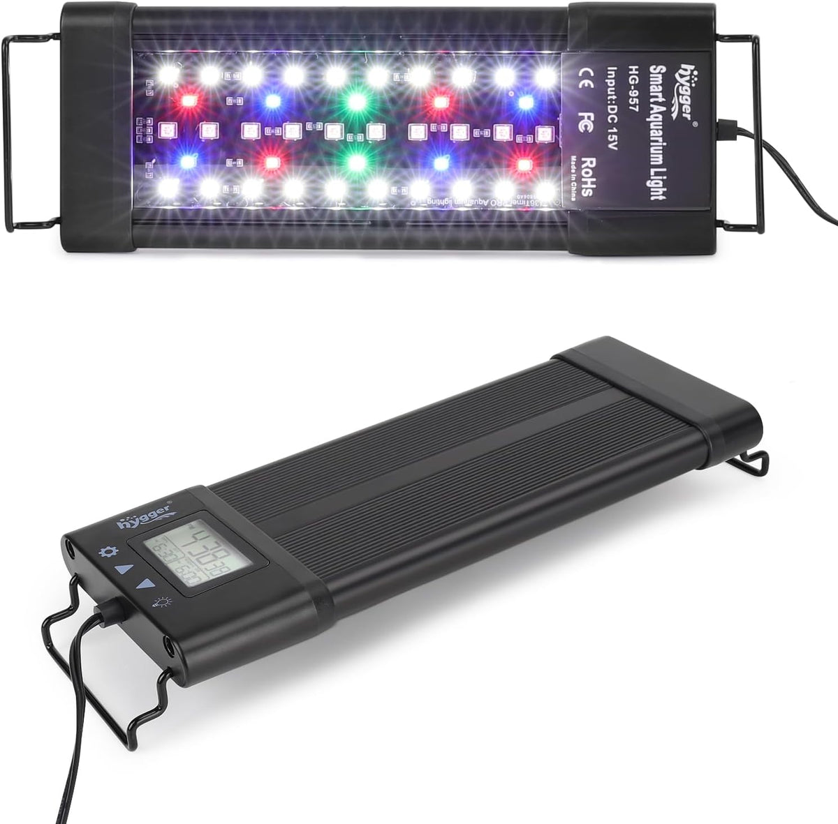 hygger Aquarium Programmable LED Light - 20W - 12in~18in