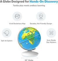 PlayShifu Orboot Earth – Interactive AR World Globe for Kids: 1000+ Facts on Animals, Places - image 3