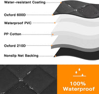Kytely Dog Car Seat Cover for Back Seat - Black / X-Large - image 4