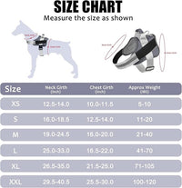 Bolux Dog Harness, No-Pull Reflective Dog Vest, Breathable Adjustable Pet Harness with Handle for Outdoor Walking - No More Pulling, Tugging or Choking