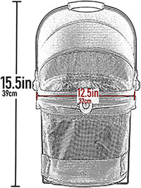 Pet Gear No-Zip View 360 Pet Carrier & Car Seat, 15" - Light Pink / 15.5"L x 12.5"W x 15.5"H - image 2