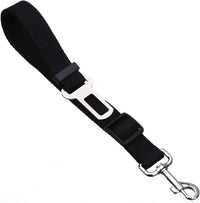 Elisel Elisel 2 Packs Adjustable Length Pet Dog Cat car seat Belt Pet - Black Pink - image 4