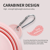 Collapsible Dog Bowls 2-Pack - 12 OZ Macaron Pink and Violet - image 4