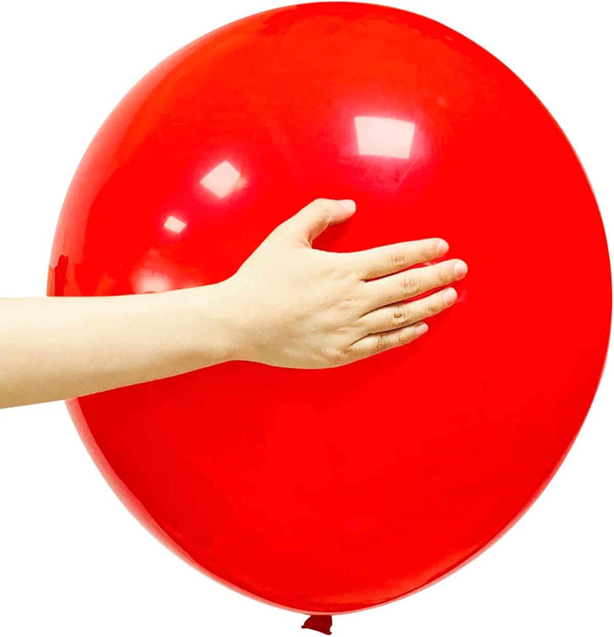 ASIYUHY Red Balloons 18 Inch 12 Pack Large Latex Party Balloons – Fun for Kids & Family - Red Balloons