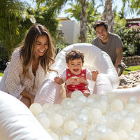Realhaha Ball Pit Balls Baby Plastic Playpen Playball 2.15″ - Beige / 200 balls - image 3