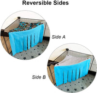 RIOUSSI Guinea Pig Hideout Hideaway Corner Fleece Toys Cage - Blue+Pink / Triangle - image 2