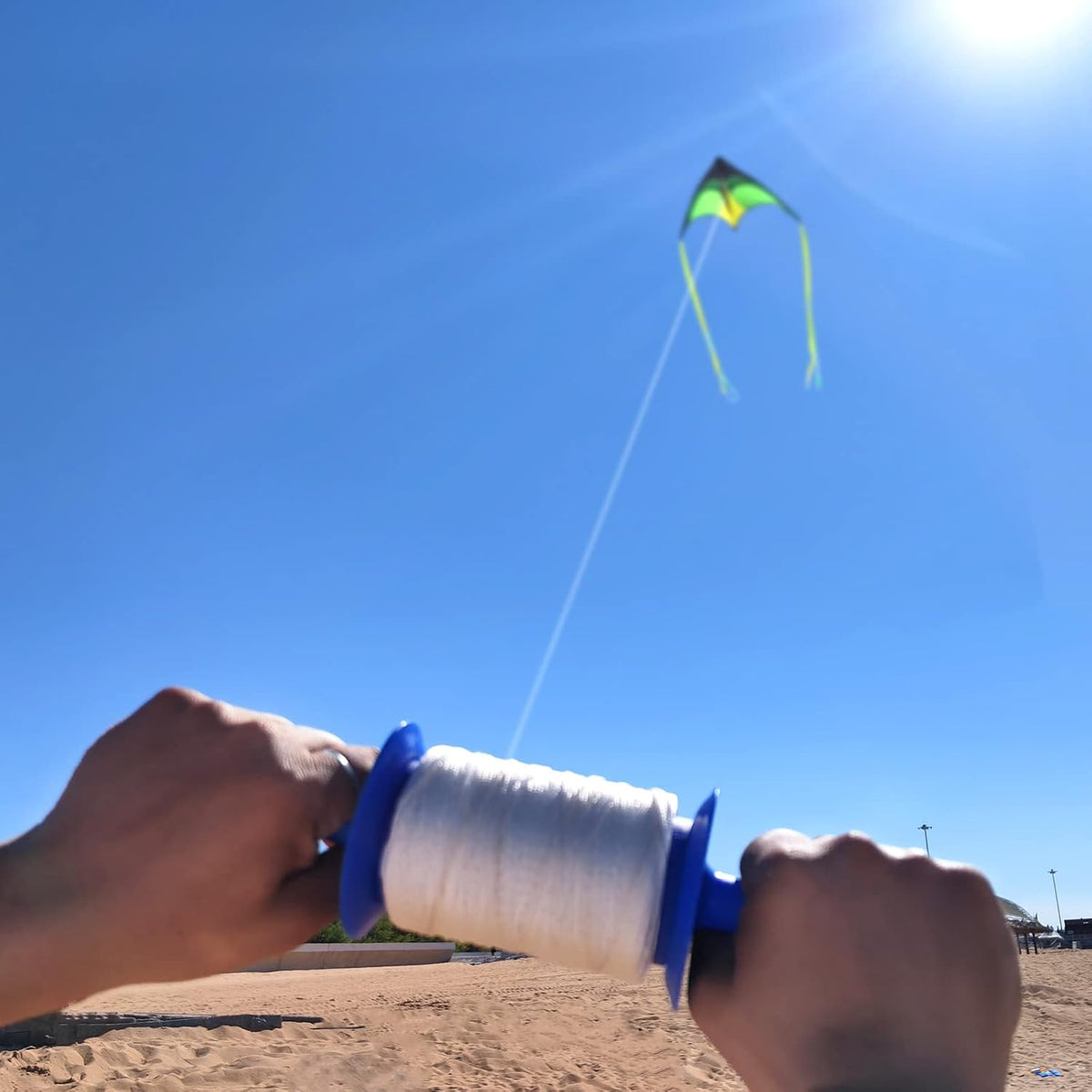 Simxkai Spool, Twisted Kite Line - 2pack(Blue Yellow) - image 4