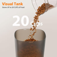 Automatic Cat Feeder, Cat Food Dispenser with Stainless Steel Bowl, Timed Portion Control 20 - image 4