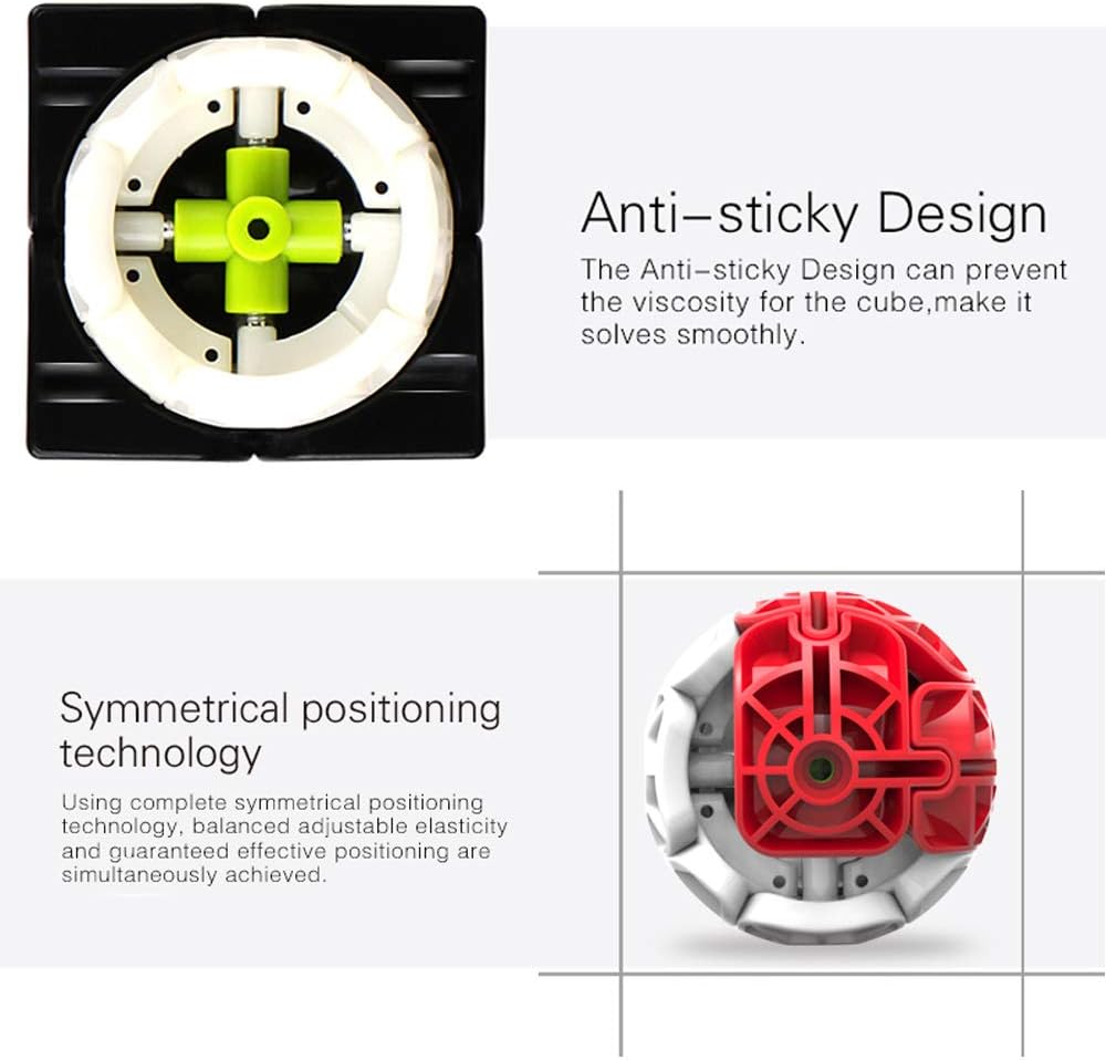 Qiyi Qidi Speed Cube 2x2, Smooth Bright-Light Sticker - image 3