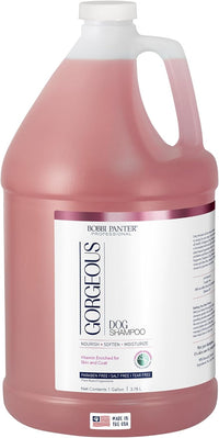 Bobbi Panter Gorgeous Dog Shampoo for Natural Brightening & Whitening, Naturally Derived Ingredients, Tear-Free, Salt-Free, Paraben-free, pH-Balanced, Peach Scent, 20:1 Concentrated Formula, 13 oz