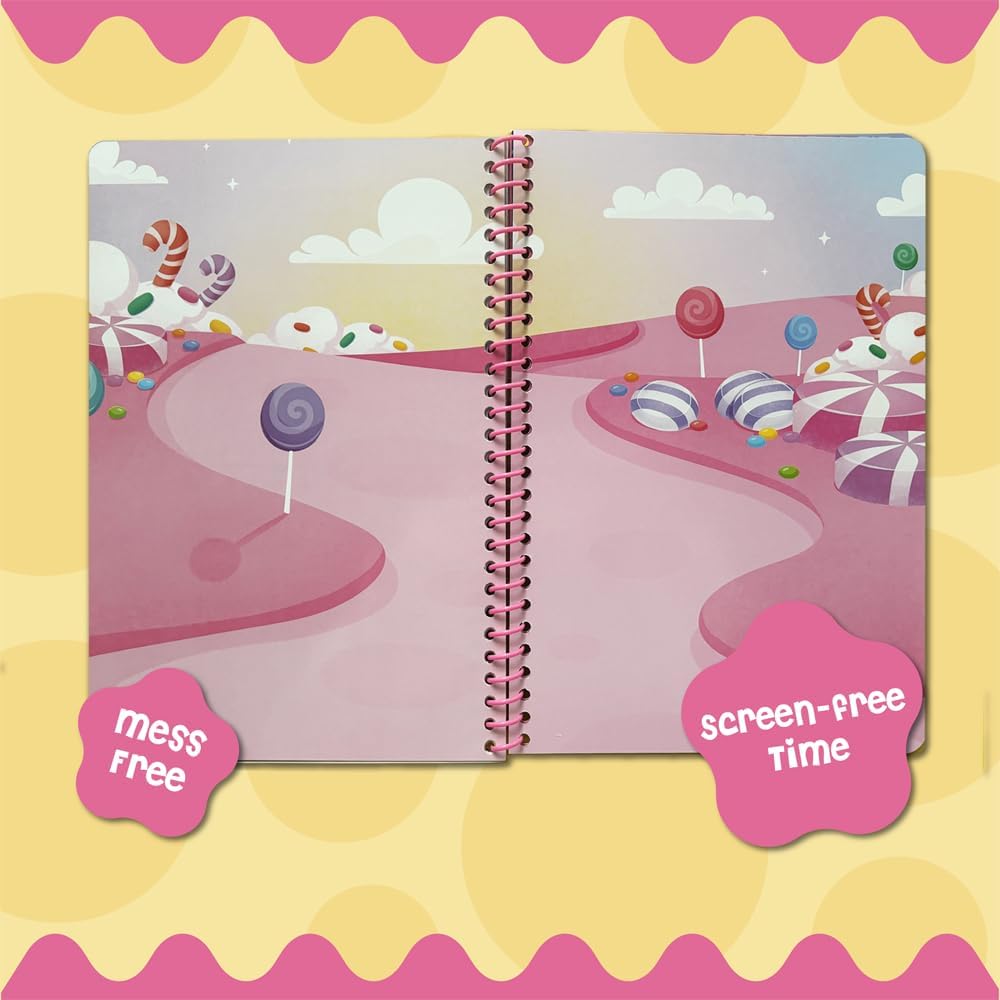 Stick4Ever Jelly Sticker Book, for Kids, Waterproof - Wonderland - image 3
