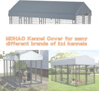 Outdoor Dog Kennel Cover 10' x 10' Replaceable Top Cover - Gray / 8' x 4' - image 4