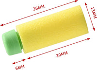 JGCWorker 200pcs 2nd Generation High-End of Half-Lenth Soft Dart - Yellow and Green - image 2