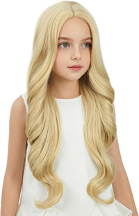 Edivd kids ginger wig with long orange wavy curls - view 15