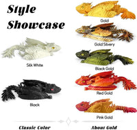Feathered Wyvern Dragon, 3D Printed Dragon - Red Gold - image 4