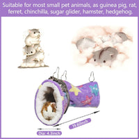 LEFTSTARER Guinea Pig Accessories Sugar Glider Cage Accessories - purple-star / Star - image 2
