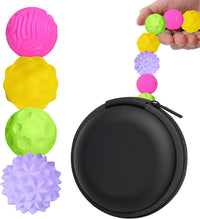 BUSOHA Silicone Magnetic Fidget Balls - Yellow+purple+green+pink / 1.2 Inch