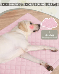 Orthopedic XL Dog Beds Large Sized with Washable Cover, 41x27 - 47.0"L x 29.0"W x 4.0"Th / Pink - image 2