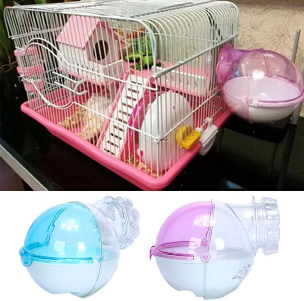 Hamster Sand Bathroom Hideout Cage Accessories Sand Bath Container - Upgrade Blue - image 3