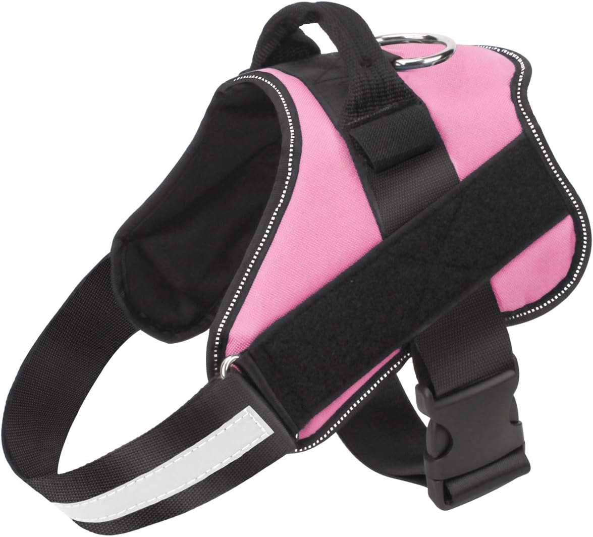 Bolux Dog Harness, No-Pull Reflective Dog Vest - Small (Pack of 1) / Pink