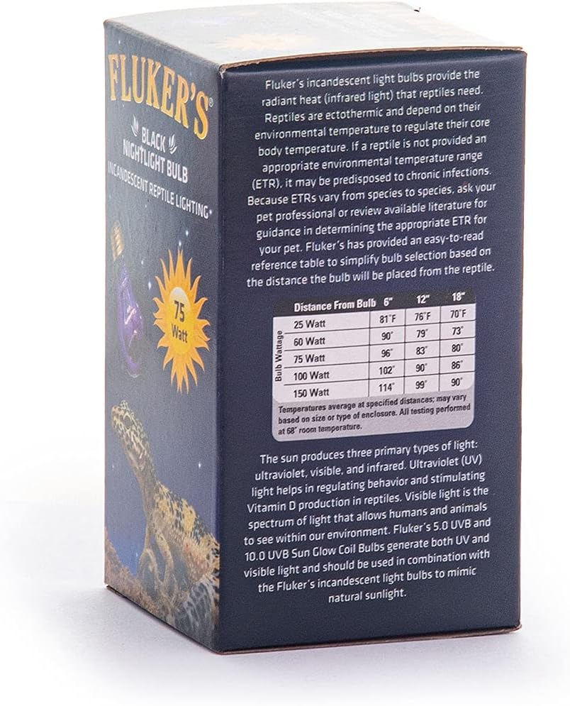 Fluker's Incandescent Black Nightlight Bulbs for Reptiles - 75 Watts - image 4